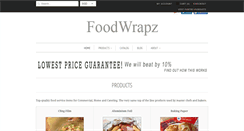 Desktop Screenshot of foodwrapz.com