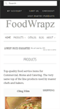 Mobile Screenshot of foodwrapz.com